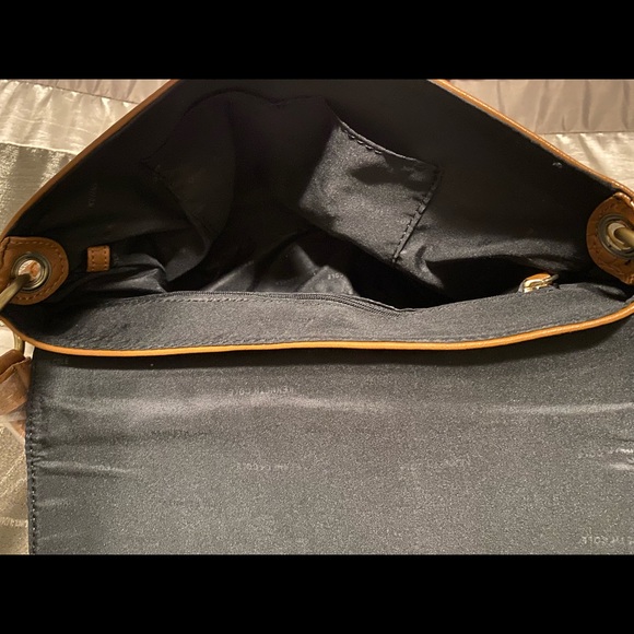 Kenneth Cole Reaction Cognac Lifestyle Mid-Satchel - Picture 13 of 13